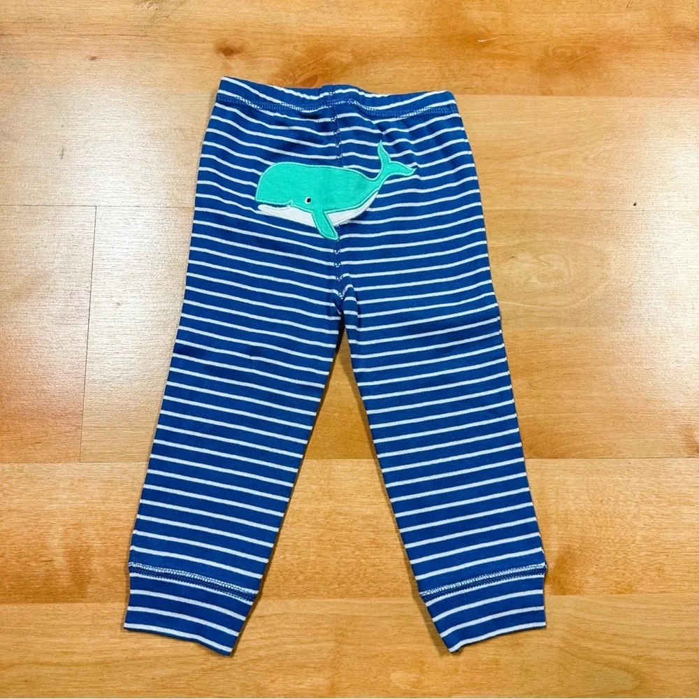 Carters 3-Piece Whale Bodysuits & Bottoms Set Unisex Baby 12M